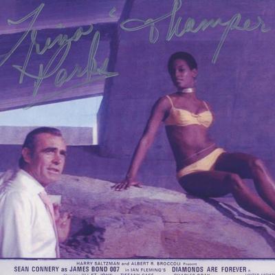 Diamonds Are Forever Trina Parks signed photo.