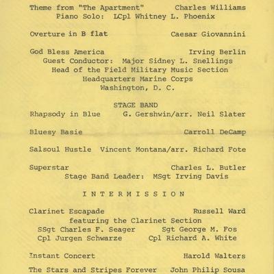 USMC signed program 