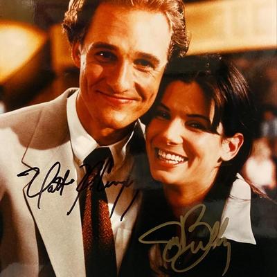 A Time to Kill Matthew McConaughy and Sandra Bullock signed movie photo