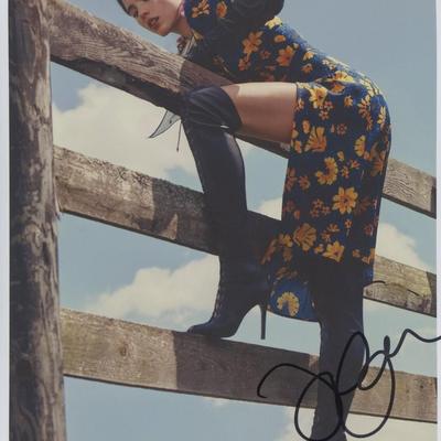 Margaret Qualley signed photo