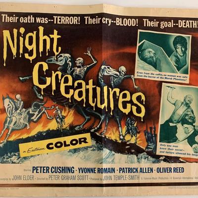 Night Creatures vintage movie poster