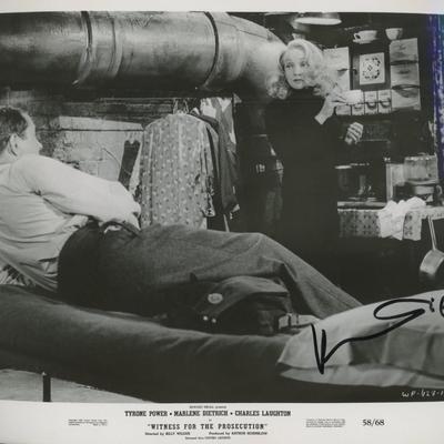 Marlene Dietrich signed movie photo. GFA Authenticated