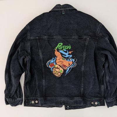 Poison Long Live Rock Crew Jean Jacket