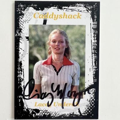 Caddyshack Cindy Morgan signed trading card. 