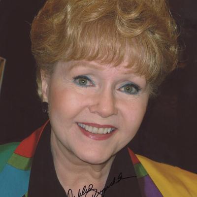 Debbie Reynolds signed photo. GFA Authenticated