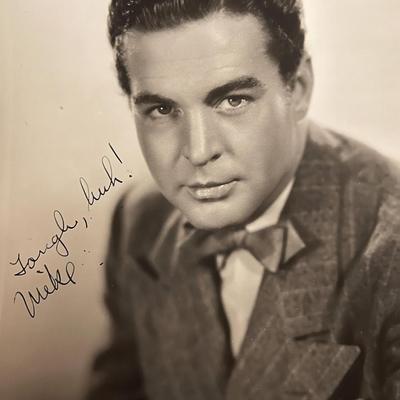 Michael Whalen signed photo