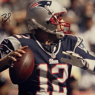 Tom Brady signed photo