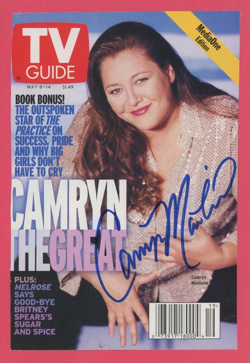 camryn-manheim-signed-tv-guide-estatesales
