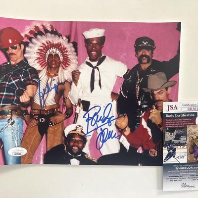 The Village People Felipe Rose signed photo. JSA