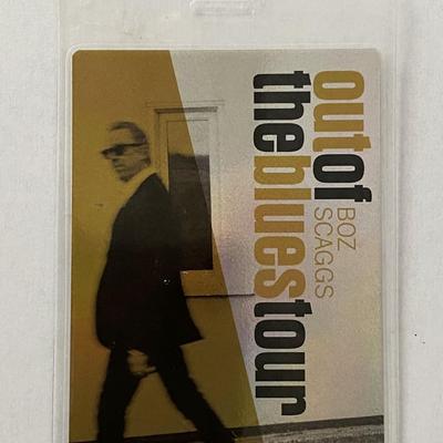 Boz Scaggs All Access Backstage Pass - Out of the Blues Tour