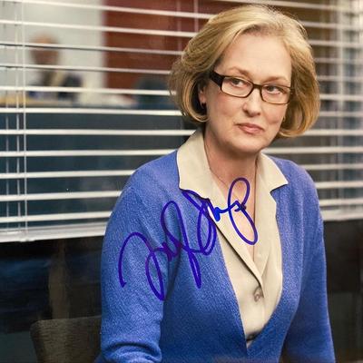 Lions for Lambs Meryl Streep signed movie photo