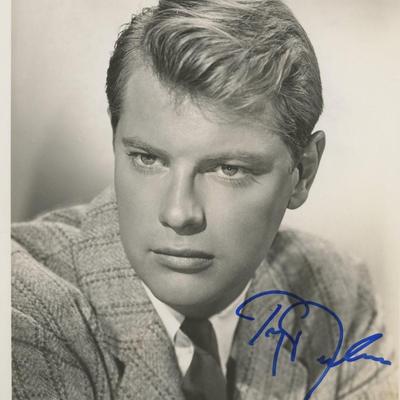 Troy Donahue signed photo