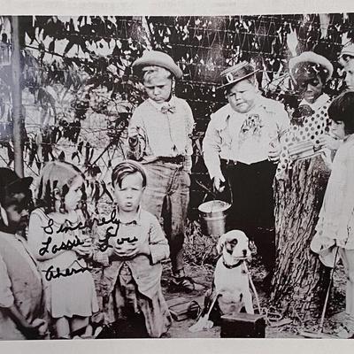 Our Gang Lassie Lou Ahern signed photo
