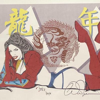 Renzine William Tucci signed lithograph 