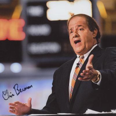Chris Berman signed photo