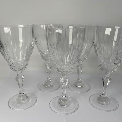 Five Nobility Kristal Zajecar Goblets 7” Glasses