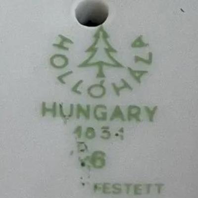 Hungarian Hollohaza Girl Sewing Figurine 9.25" Tall in VG Preowned Condition Preowned from an Estate. Very Nicely Done.