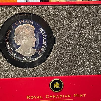 2005 Canada $30 Sterling Silver Coin-Totem Pole- by the Royal Canadian Mint in Original Packaging.