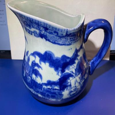 Vintage Victoria Ware Milk/Creamer Pitcher Approx 6.75" Tall in VG Preowned Condition as Pictured.
