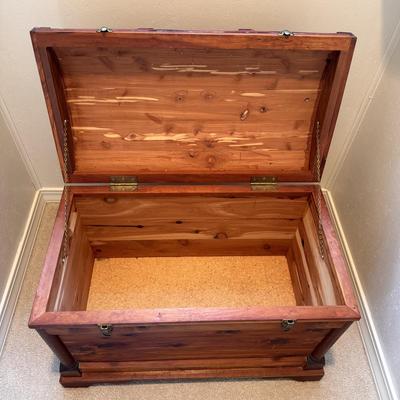 Wooden Trunk w/ Domed Top (3PC-DZ)