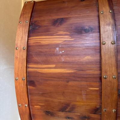 Wooden Trunk w/ Domed Top (3PC-DZ)