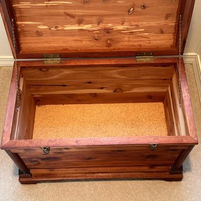 Wooden Trunk w/ Domed Top (3PC-DZ)