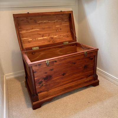 Wooden Trunk w/ Domed Top (3PC-DZ)