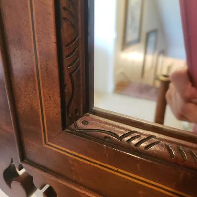 Vintage American Chippendale Mirror (3UL-KD)