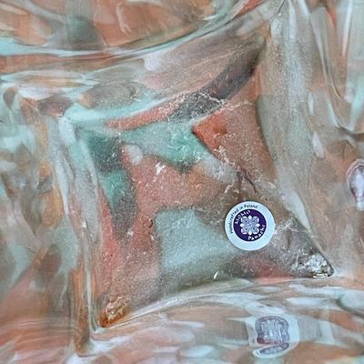 Glass Floor Vase