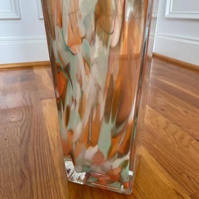 Glass Floor Vase