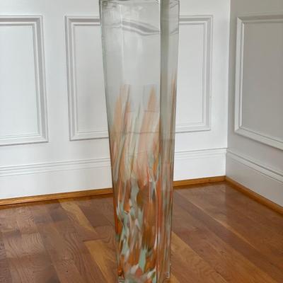Glass Floor Vase
