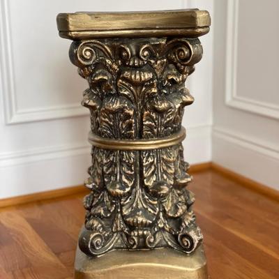 Hand-Painted Ceramic Pedestal