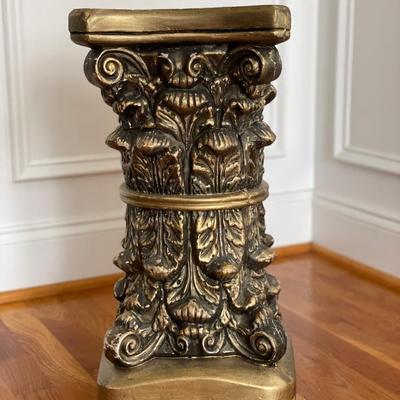 Hand-Painted Ceramic Pedestal