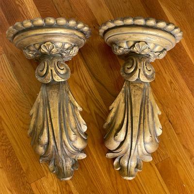 Ornate Decorative Wall Shelves/Sconce