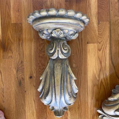 Ornate Decorative Wall Shelves/Sconce