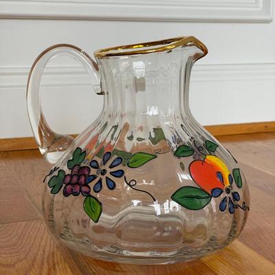 Hand-Crafted Crystal Pitcher