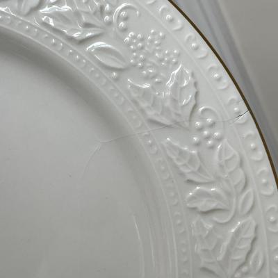 Libbey Holly Leaf Christmas Dishes