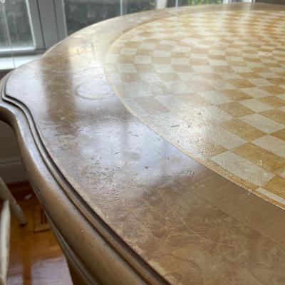Hand-Painted Round Dining/Kitchen Table