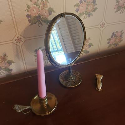 Vintage Ornate Two-Sided Mirror and More (3UB)