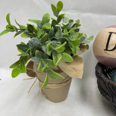 Decorative Wood Balls for Bowls / Baskets Rustic decor