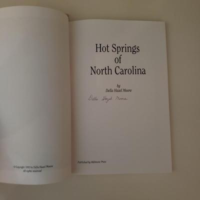 Local WNC Books (Two Signed) incl Fiction, Nonfiction, History & Cooking (3GB1-KD)