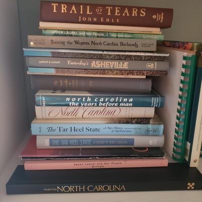 Local WNC Books (Two Signed) incl Fiction, Nonfiction, History & Cooking (3GB1-KD)