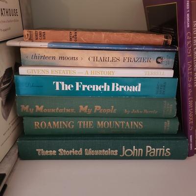 Local WNC Books (Two Signed) incl Fiction, Nonfiction, History & Cooking (3GB1-KD)