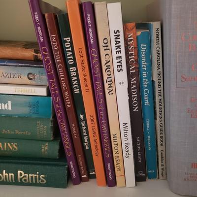 Local WNC Books (Two Signed) incl Fiction, Nonfiction, History & Cooking (3GB1-KD)