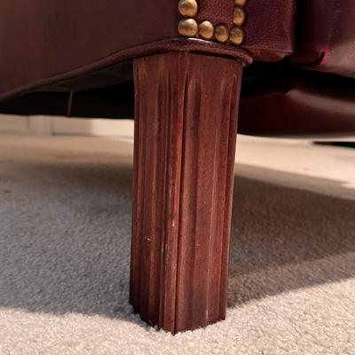 Red Leather Wingback Recliner (3PB-DZ)