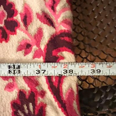 Vintage 2 Sided Quilt Coverlet - Roughly 70”x78”