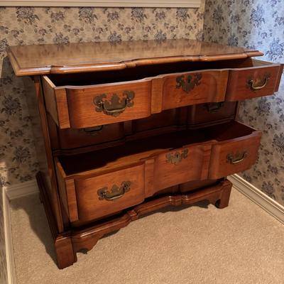 Two Matching Colonial Edison Institute Side Tables (3PB-DZ)