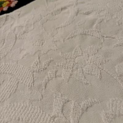 Lot of 2 Granny Square Afghans + 2 Chenille Bedspreads