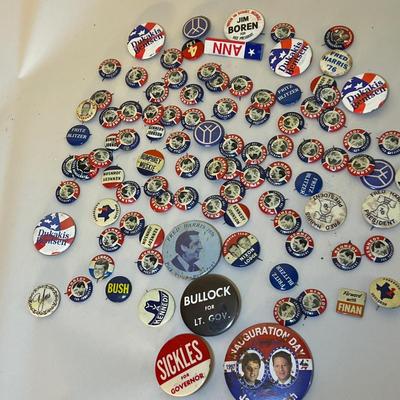 Big Lot Vintage Political Presidential Buttons