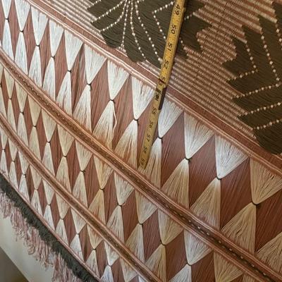 Woven wall hanging